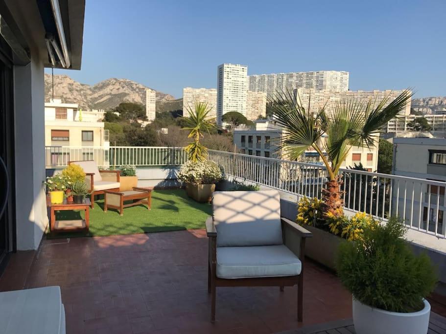 Apt Proche Des Calanques Marseille Exteriör bild